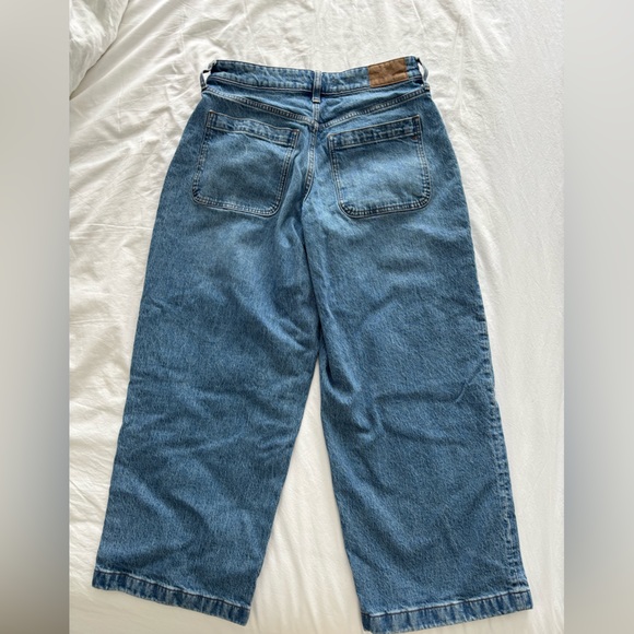 Madewell Petite Curvy Emmett Wide-Leg Jean Patch Pocket Edition - Picture 11 of 14